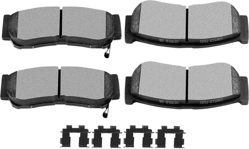 Vista 31 de SCITOO D273 Juego de pastillas de freno cerámicas delanteras de reemplazo 1984-1985 para Honda Accord, 1988-2000 para Honda Civic, 1993-1997