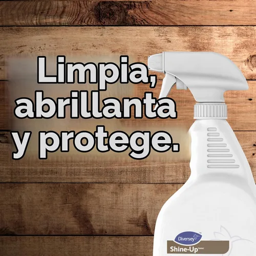Vista 4 de Diversey Shine Up Lemon - Esmalte para muebles, listo para usar, 32 onzas