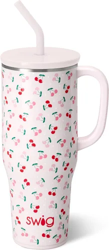 Vista 17 de Swig Life 40oz Insulated Mega Mug with Handle & Straw, Boho Desert DESIERTO BOHO