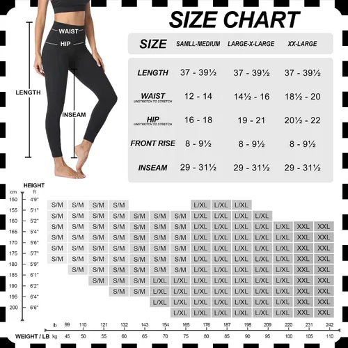 Vista 6 de CAMPSNAIL Paquete de 4 leggings de cintura alta para mujer, pantalones de yoga suaves con control de abdomen para entrenamiento, correr