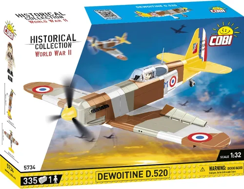 Vista 8 de COBI Colección Histórica Segunda Guerra Mundial Dewoitine D.520 Plane