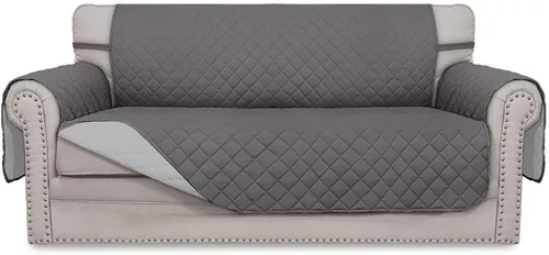 Vista 22 de Easy-Going - Funda reversible para sofá, resistente al agua, con varillas de espuma y correas elásticas, protector de muebles para mascotas y perros
