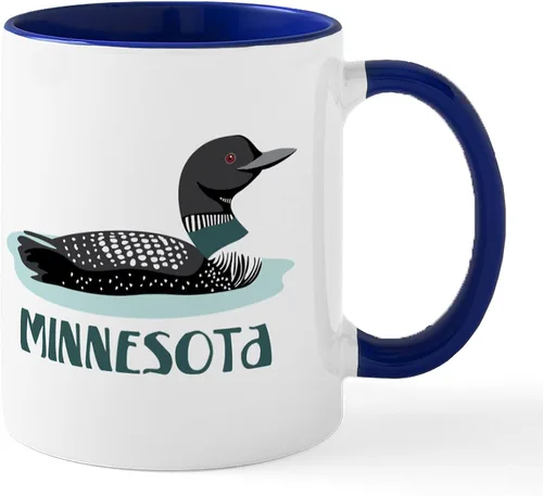 Vista 26 de CafePress Loves Me In Minnesota Taza de café de cerámica de 11 oz (11.0 fl oz)