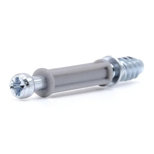Vista 4 de ReplacementScrews Tornillos de bloqueo de leva compatibles con IKEA Part 118331 (BILLY, BRIMNES, HEMNES, MALM), roscado grueso, pasadores