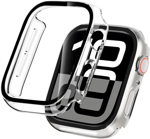 Vista 27 de Juego de 2 fundas de PC duro para Apple Watch SE 3 (2025) / SE2 / SE / Series 6/5/4, protector de pantalla de 40 mm, con protector de pantalla