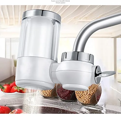 Vista 5 de HBJWOV - Grifo de cocina con purificador de agua, elimina el cloro de resina con el filtro de cerámica para mantener el agua limpia