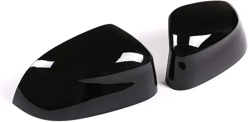 Vista 4 de Cubierta de tapa de espejo retrovisor lateral exterior ABS para BMW X5 X6 X7 F15 F16 G05 G06 G07 2014-2019 Accesorios de automóvil (negro brillante)