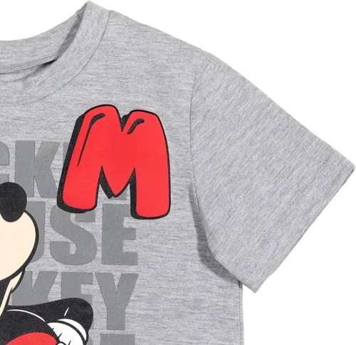 Vista 7 de Disney- Camisa de manga corta y pantalones cortos de malla de Mickey Mouse