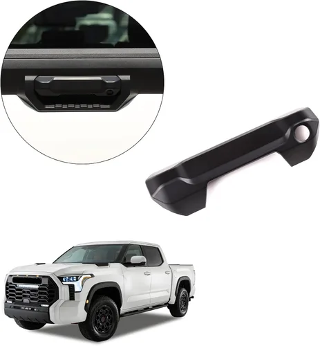Vista 4 de HAPPYHORSE Funda para manija de puerta trasera de automóvil compatible con Toyota @Tundra 2022-2024 para puerta trasera de automóvil, cubierta