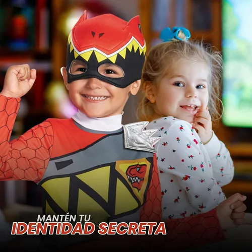 Vista 7 de Disfraz de Ranger Rojo Dino Charge para niño