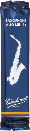 Vista 6 de Vandoren SR263R Saxo Alto Java Red Cañas Strength 3 con Vandoren SR213 Saxo Alto Cañas Tradicionales Strength 3