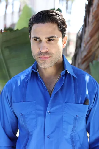 Vista 5 de Mojito Collection Guayabera de polialgodón de manga larga, Real