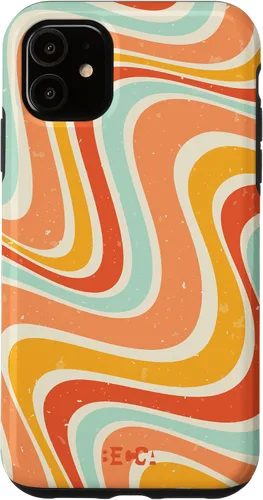 Vista 8 de Retro Groovy Liquid Swirl Hippie 70's 80's Psychedelic Phone Case para iPhone 17