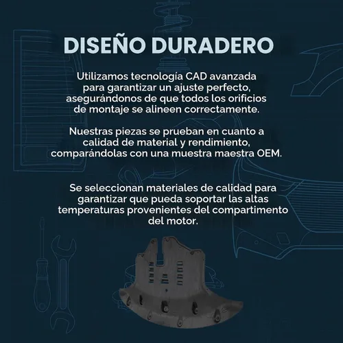 Vista 9 de Garage-Pro Protección de salpicaduras frontal del motor para FORD ESCAPE 2013-2019 LINCOLN MKC 2015-2019, cubierta del motor, cubierta inferior