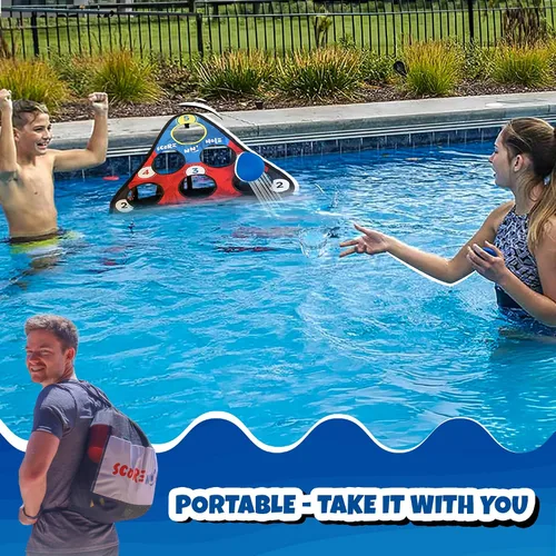 Vista 5 de SKIP NN' HOLE Stonne Skipping Meets Pool Cornhole Game - para todas las edades