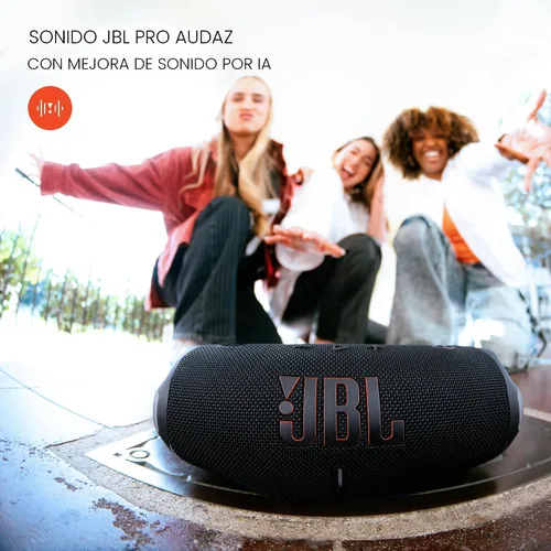 Vista 4 de JBL Charge 6 - Parlante Bluetooth portátil (Morado)