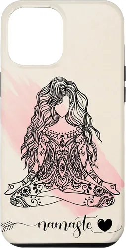 Vista 26 de Namaste Mandala Hippie Yoga Woman Meditation Spiritual Gift Case for iPhone 17