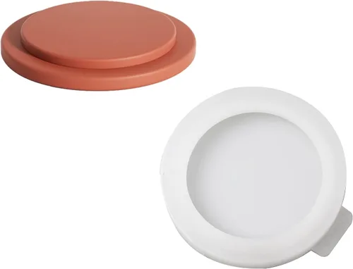 Vista 9 de BOOWAN NICOLE Totem Tarro de vela de hormigón Moldes de silicona hechos a mano de cemento vela recipiente de almacenamiento de moldes