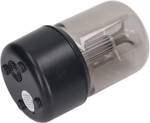 Vista 7 de Humidificador de luz de velas de bajo ruido portátil USB difusor de aceite esencial humidificador con luz nocturna LED 4.1 fl oz