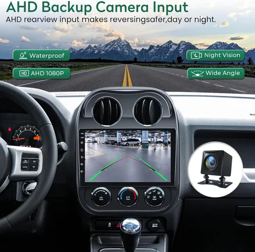 Vista 7 de 5GWi-Fi 1280 * 800HD (sistema OTA de actualización en línea) Radio de coche estéreo para Jeep Patriot Compass 2010-2016 Carplay Andriod Auto, FM