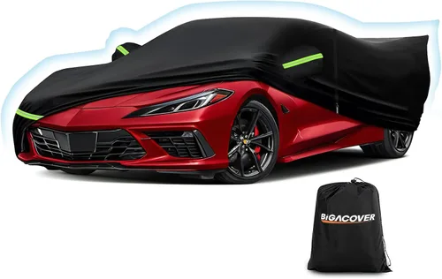 Vista 10 de Fundas impermeables para automóvil Corvette C1 C2 1953-1967, fundas resistentes para automóviles al aire libre, cubierta completa, protección contra