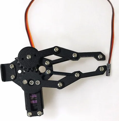Vista 7 de Garra mecánica de robot de metal de alta calidad/brazo de abrazadera/pinza con servo de alto par, pieza de robótica/modelo de accesorios