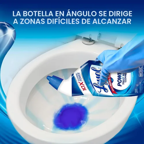 Vista 5 de Lysol Power - Gel limpiador de inodoro, para limpieza y desinfectación, eliminación de manchas, 24 onzas