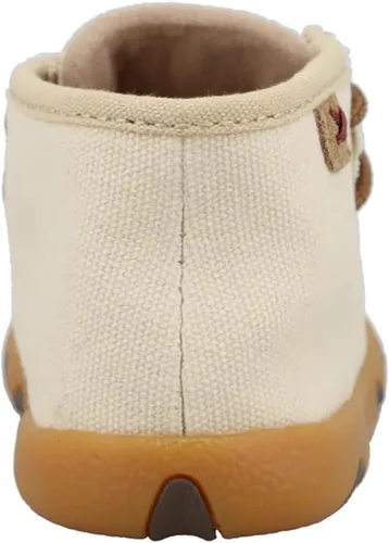 Vista 5 de Twisted X Zapato de conducción chukka para bebé Beige multicolor