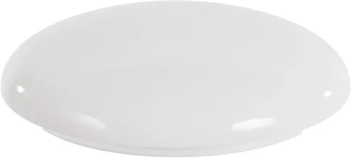 Vista 6 de KastLite Lente de Tambor Acrílico Circline de 14" Reemplazo de Pantalla de Lámpara Blanca, Cuello de Ajuste de 12.625"OD, 2.75"H Cubierta