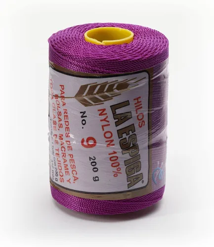 Vista 59 de N° 9 - 100% Cordón de Hilo de Nylon Omega para Tejer y Crochet - 01 Blanco