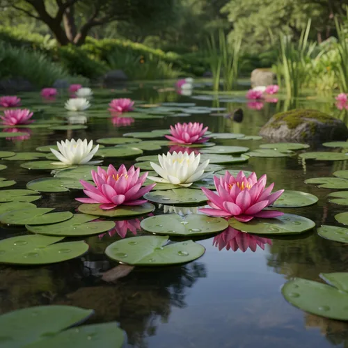 Vista 6 de Semillas de flor de loto, más de 32 semillas de loto, semillas de lirio de agua, rosa