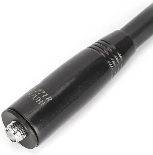 Vista 8 de Na771r Antena telescópica de doble banda, SMA Famale, antena de mano retráctil, antena telescópica de radio VHF UHF de doble banda para 5r 888s