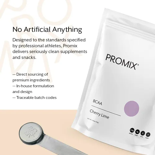 Vista 5 de Promix Nutrition Polvo BCAA con aminoácidos esenciales, cereza limada
