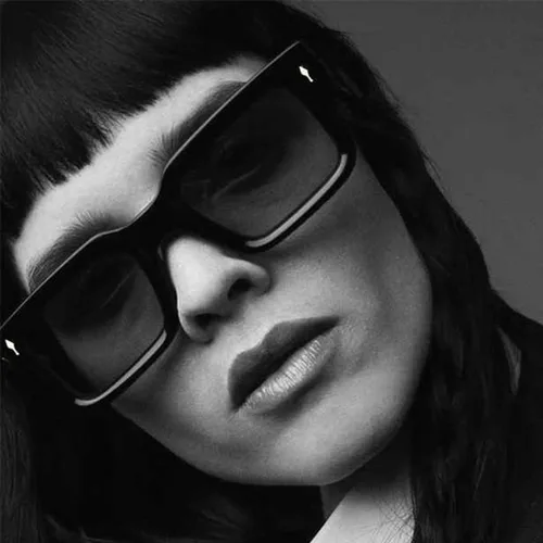 Vista 3 de Gafas de marco cuadrado grueso para mujeres y hombres, anteojos rectangulares gruesos, sin receta, lentes de luz azul para computadora