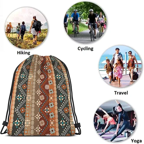 Vista 7 de Beabes Acuarela Unicornio Cordón Bolsas Mochila Gimnasio Saco, Multi-a68, Mochilas de viaje