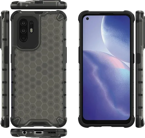 Vista 5 de Funda para Oppo Reno3 Pro 4G, funda para Oppo Reno3 Pro 4G, color negro