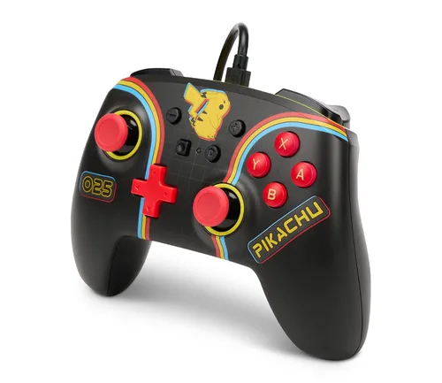 Vista 4 de PowerA Enhanced Wired Controller for Nintendo Switch - Pokémon Pikachu Arcade