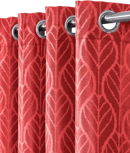 Vista 3 de Royal Hilton - Cortinas opacas con ojales superiores, paneles de cortina para ventana con aislamiento térmico, par/juego de 2 paneles, 54 pulgadas