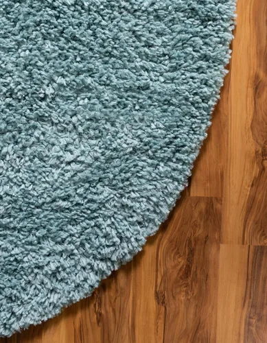 Vista 509 de Unique Loom Colección Davos Shag - Alfombra Lino