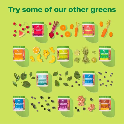Vista 6 de Paquete de Polvo de Superalimento Verde Amazing Grass: Polvo Verde con Enzimas Digestivas y Probióticos, Espirulina Orgánica, Clorela y Polvo