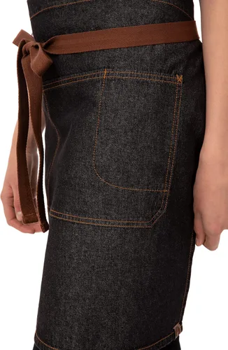 Vista 4 de Chef Works Delantal unisex Memphis Half Bistro