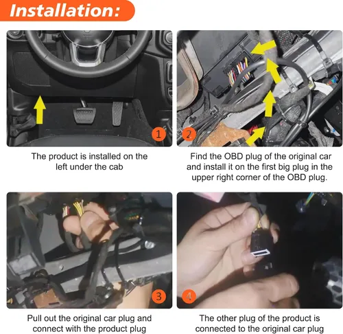 Vista 3 de VOFONO Eliminador de parada de arranque automático compatible con Jeep Wrangler JL JLU Gladiator 2018-2023, sistema de arranque de parada del motor