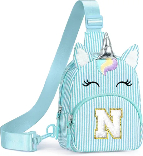 Vista 77 de YOOLIFE Regalos de cumpleaños para niñas y niños, bolsa de unicornio, Azul