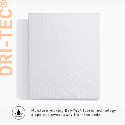 Vista 5 de Bedgear Dri-Tec Protector de colchón impermeable – Funda de colchón refrescante que absorbe la humedad Protector de colchón transpirable sin ruido