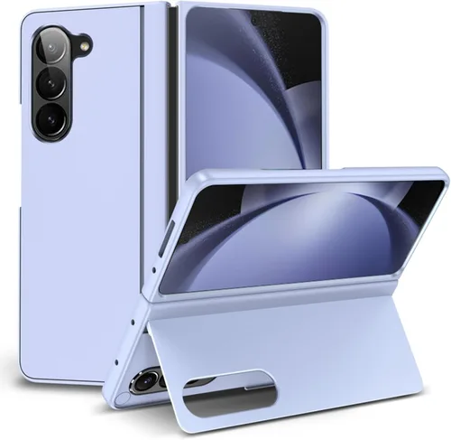 Vista 6 de Funda para Samsung Galaxy Z Fold 4 [soporte magnético oculto], Z Fold 4 0.18 oz Kickstand Funda para teléfono delgada y dura PC parachoques a prueba