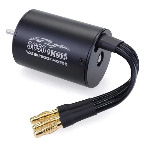 Vista 9 de SurpassHobby 3650 2300KV 0.125 in eje de alta velocidad impermeable motor para la mayoría de vehículos RC escala 1:10 camión actualización piezas