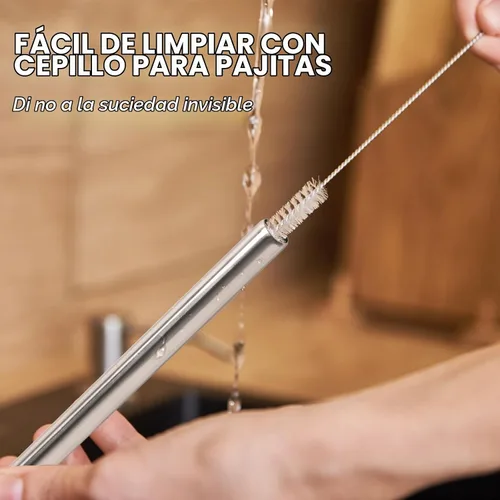 Vista 6 de MCleanPin Vasos de vidrio con tapas y pajitas de bambú, vaso de vidrio de 24 onzas con asas, paquete de 2 tarros Mason con tapas y boca ancha
