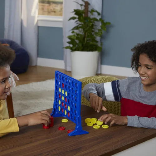 Vista 12 de Connect 4 Hasbro Gaming Classic Grid, juego 4 en fila, juegos de mesa de estrategia para niños, 2 jugadores para familia y niños, regalos de Pascua