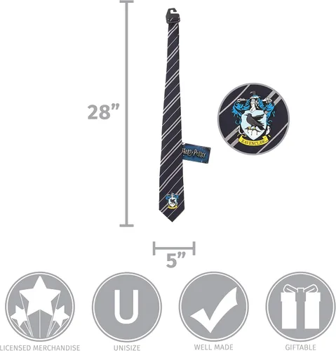 Vista 5 de elope Harry Potter House Ravenclaw Premium Costume Cosplay Necktie Standard