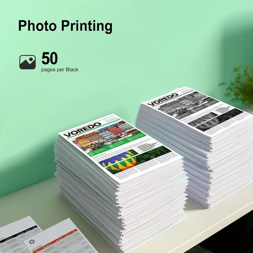 Vista 4 de Cartucho de tinta negra 64XL (paquete de 2) Reemplazo para tinta HP 64 para impresoras HP 64 Ink HP64 64 XL Cartucho de tinta negra para impresoras